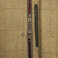 21oz Windowpane Tweed Check Field Coat