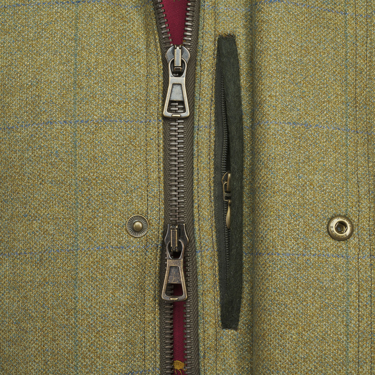 House Check Tweed Field Coat