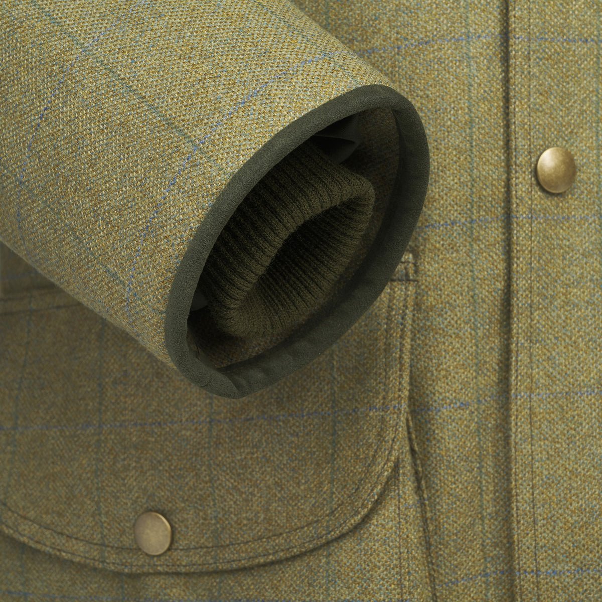 House Check Tweed Field Coat