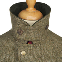 Firley Herringbone  Tweed  Field Coat