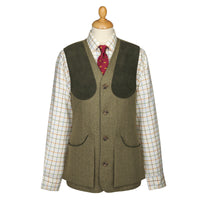 Firley Herringbone Tweed Shooting Waistcoat