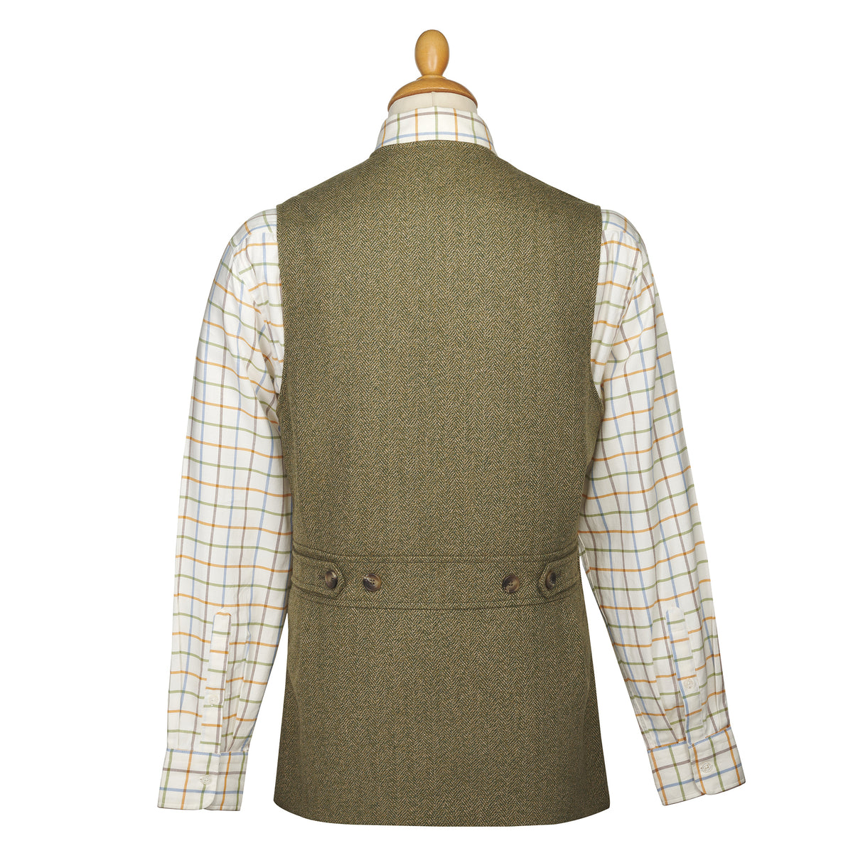 Firley Herringbone Tweed Shooting Waistcoat