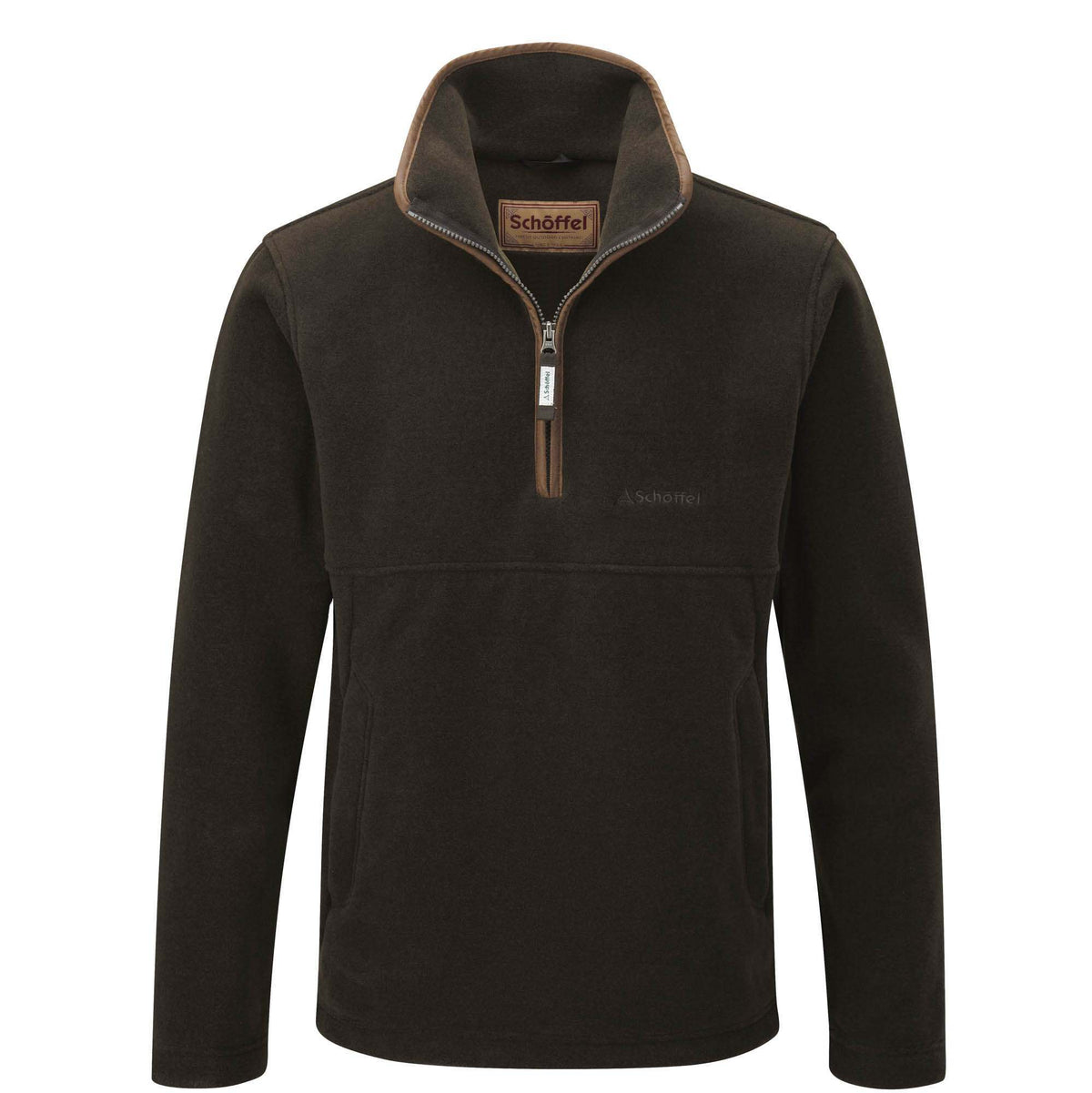 Schöffel Olive Berkeley 1/4 Zip Fleece.