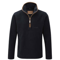 Schoffel Navy Berkeley 1/4 Zip Fleece.