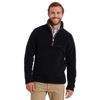 Schoffel Navy Berkeley 1/4 Zip Fleece.