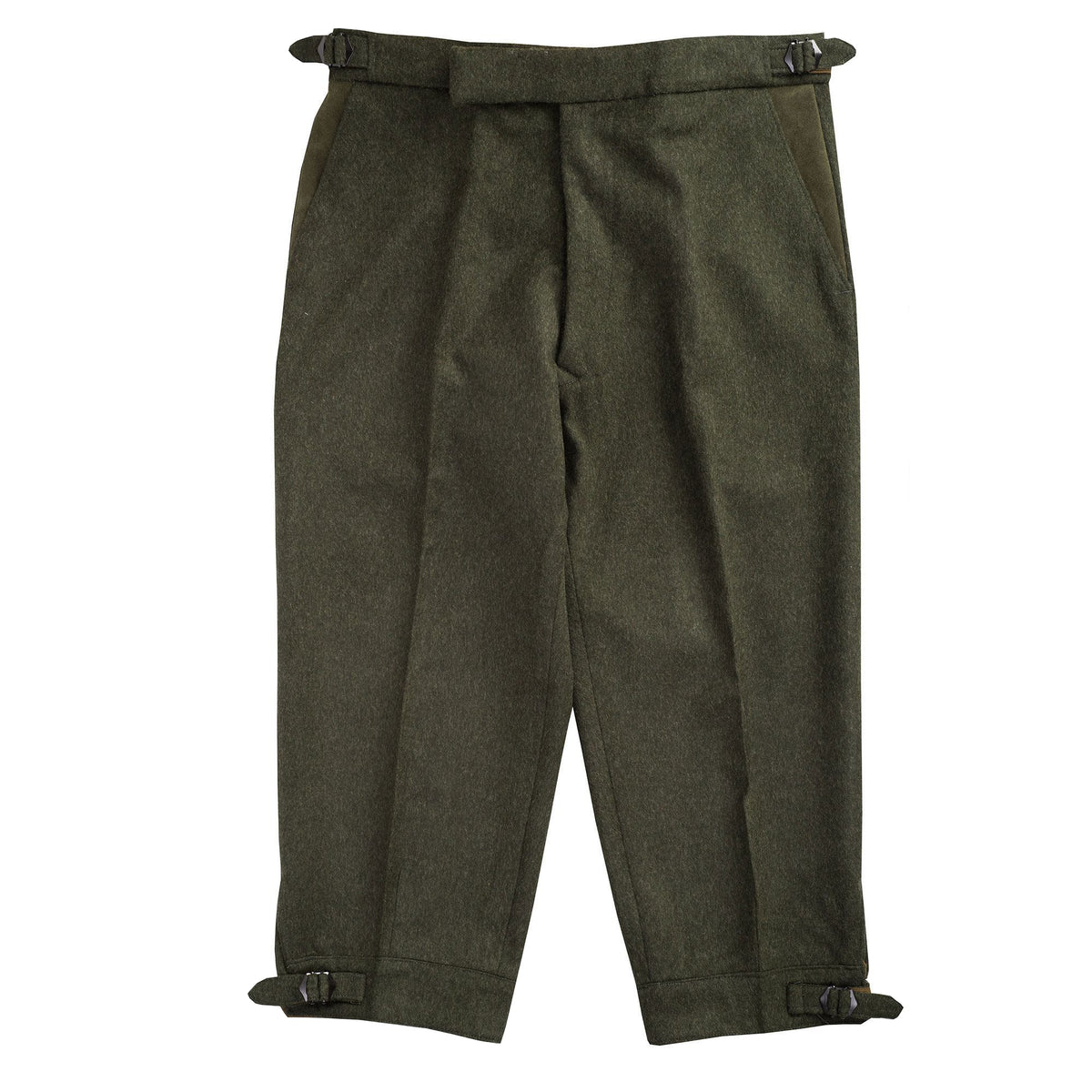 Green Austrian Loden Plus Twos Shooting Breeks