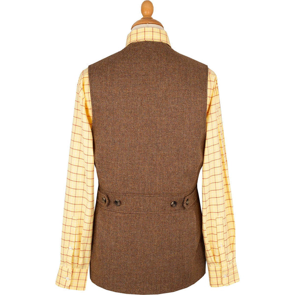 Brown Hunting Tweed Shooting Waistcoat
