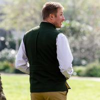 Green Exmoor Doeskin Gilet