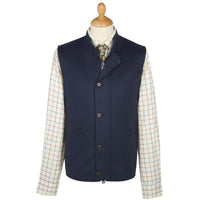 Navy Exmoor Doeskin Gilet