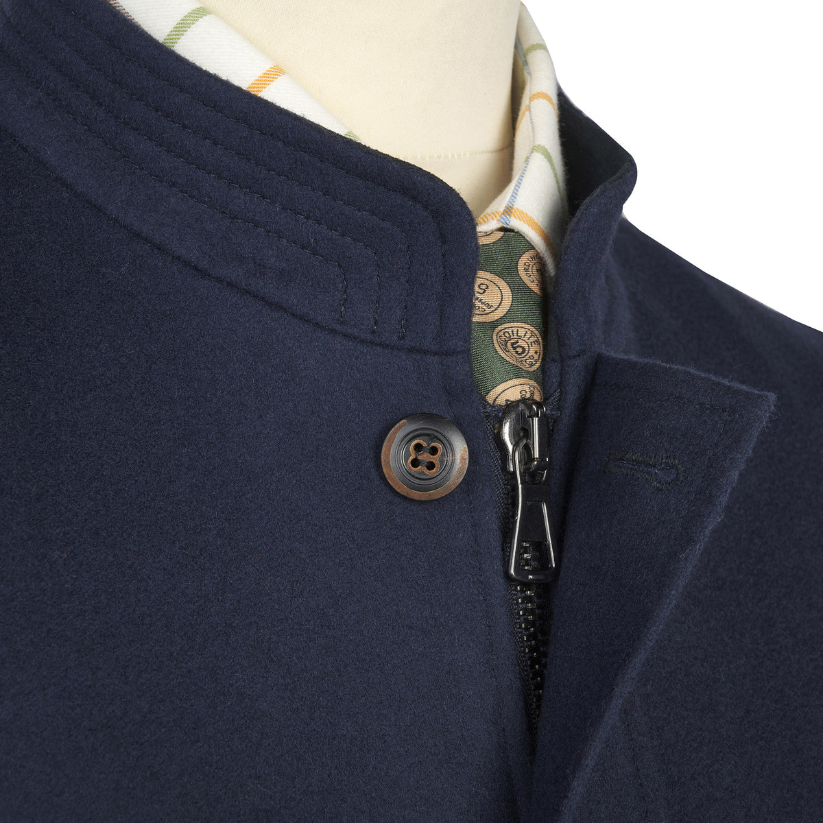 Navy Exmoor Doeskin Gilet