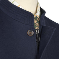 Navy Exmoor Doeskin Gilet