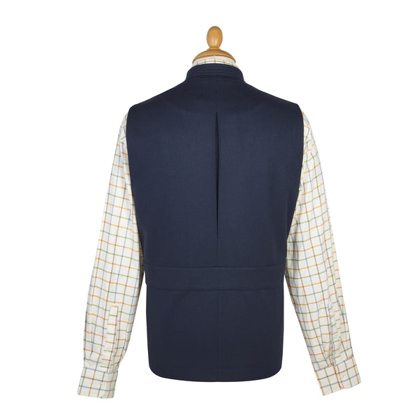Navy Exmoor Doeskin Gilet