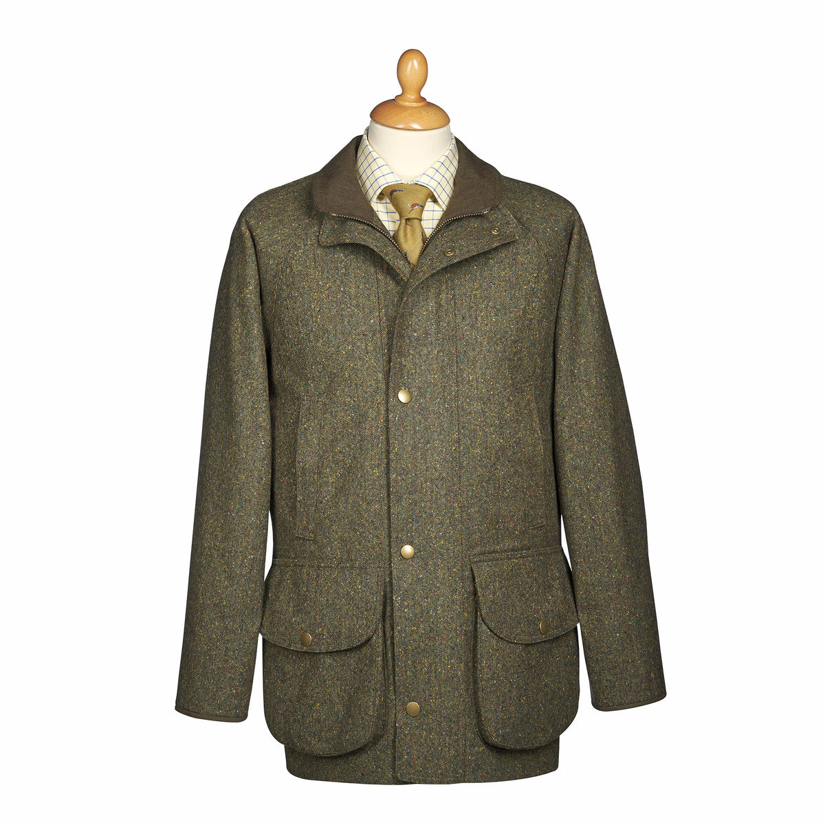 Litchfield Donegal Tweed Field Coat