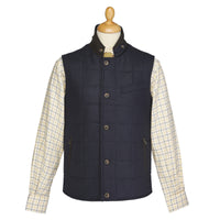 Navy Ebury Shetland Gilet