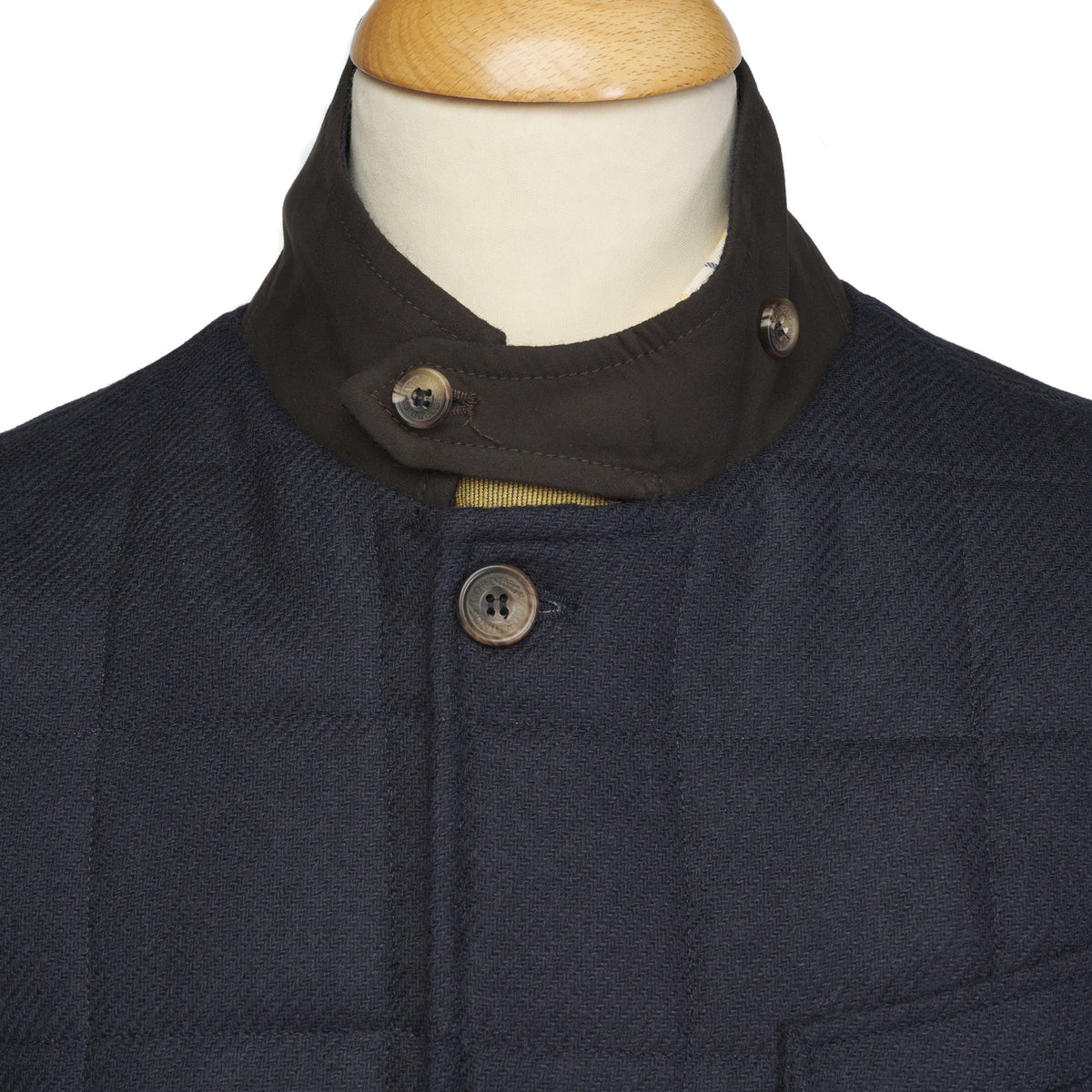 Navy Ebury Shetland Gilet