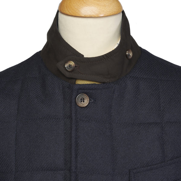 Navy Ebury Shetland Gilet