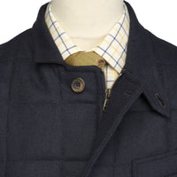 Navy Ebury Shetland Gilet