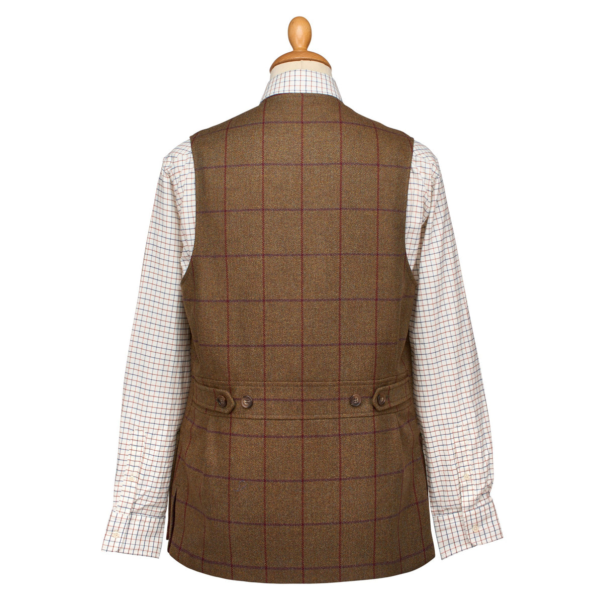 Dartmoor Tweed Check Shooting Waistcoat