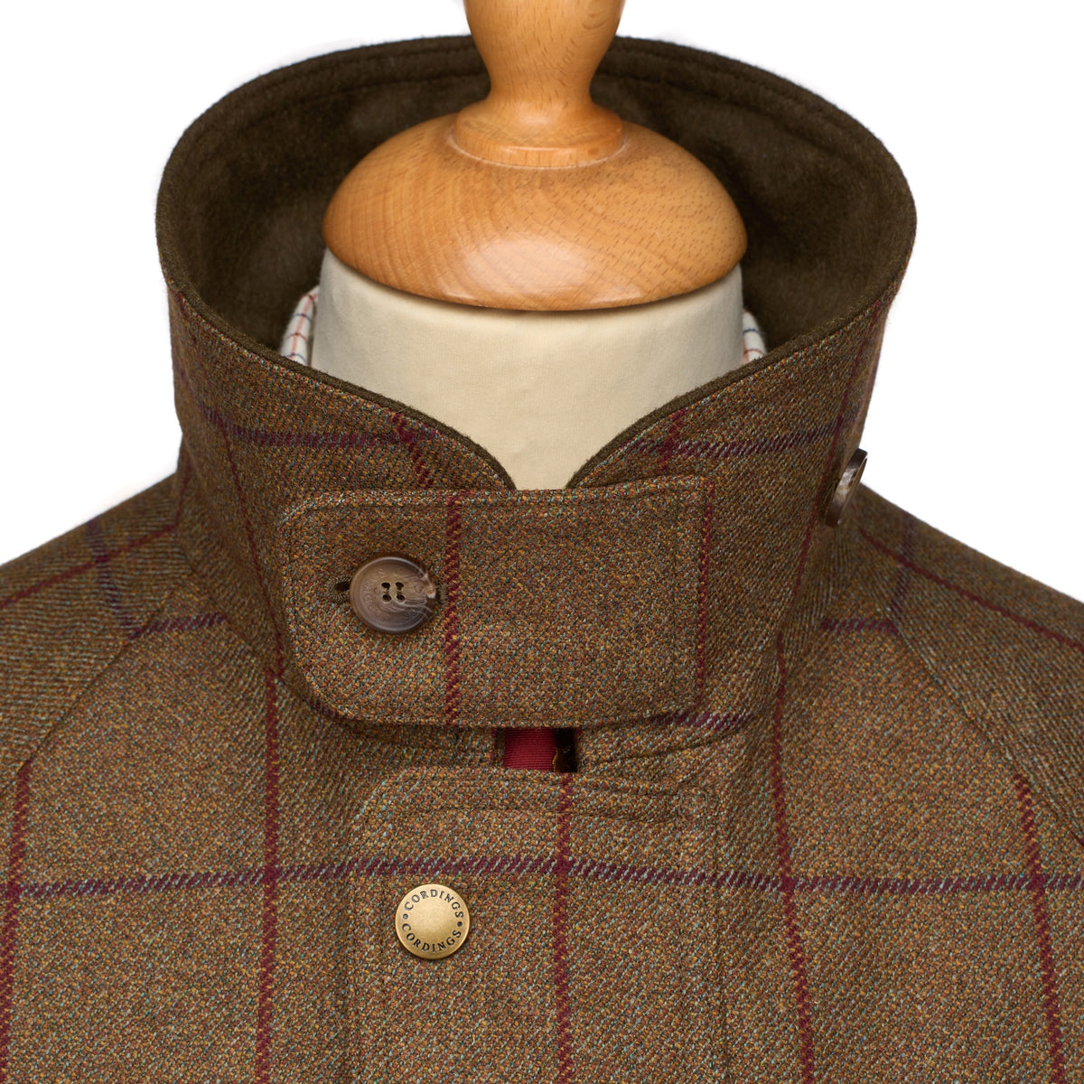 Dartmoor Tweed Check Field Coat
