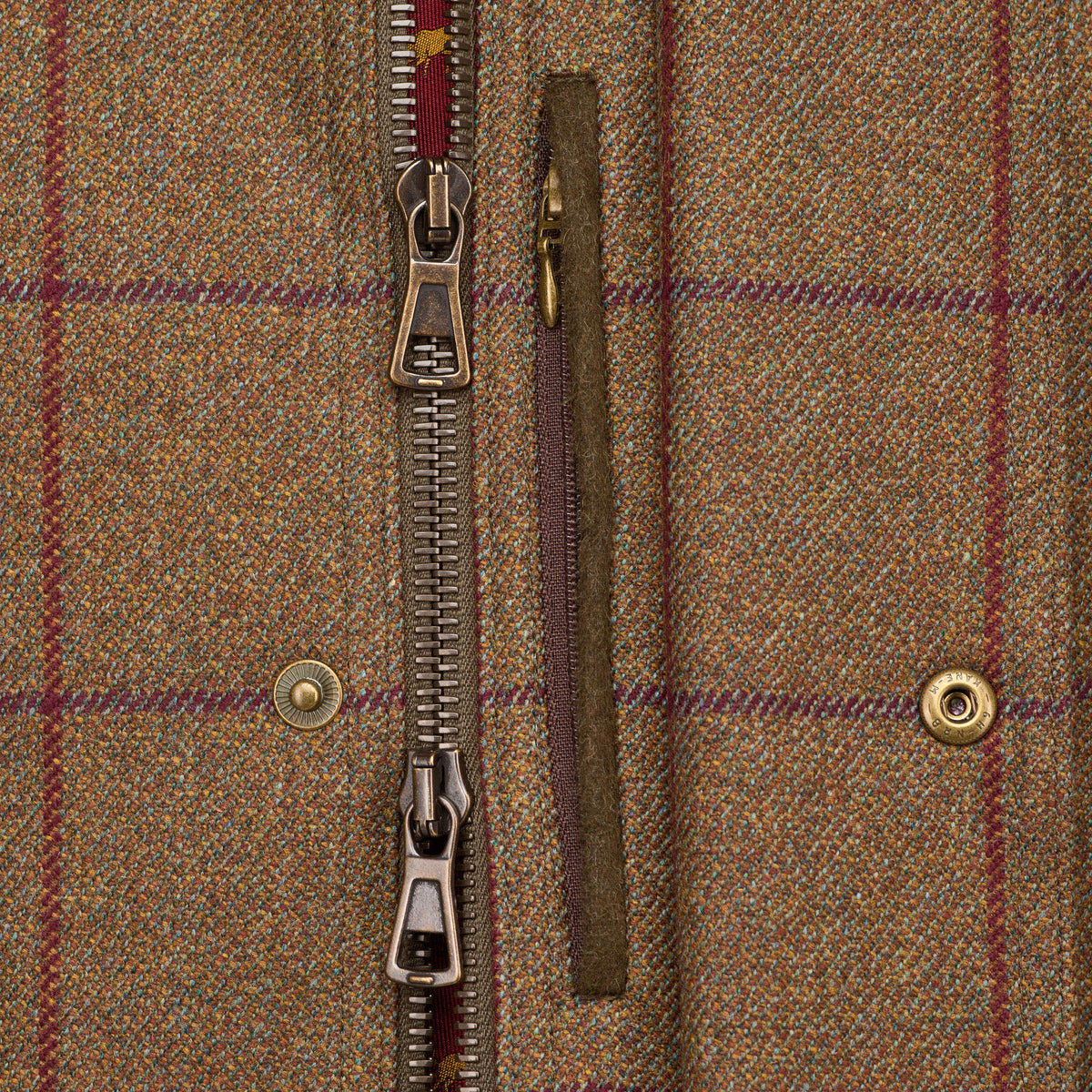 Dartmoor Tweed Check Field Coat