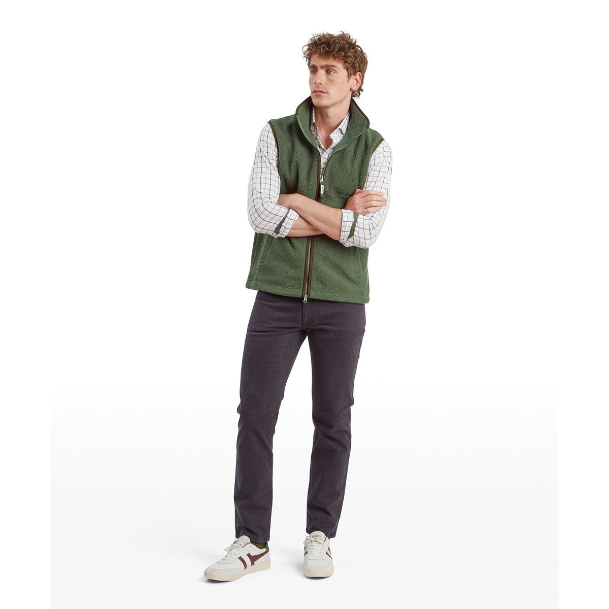 Woodland Oakham Retro Fleece Gilet