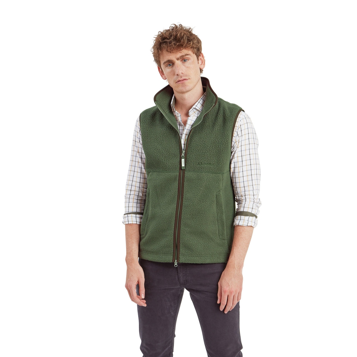 Woodland Oakham Retro Fleece Gilet