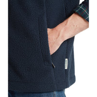 True Navy Schöffel Oakham Retro Fleece Gilet