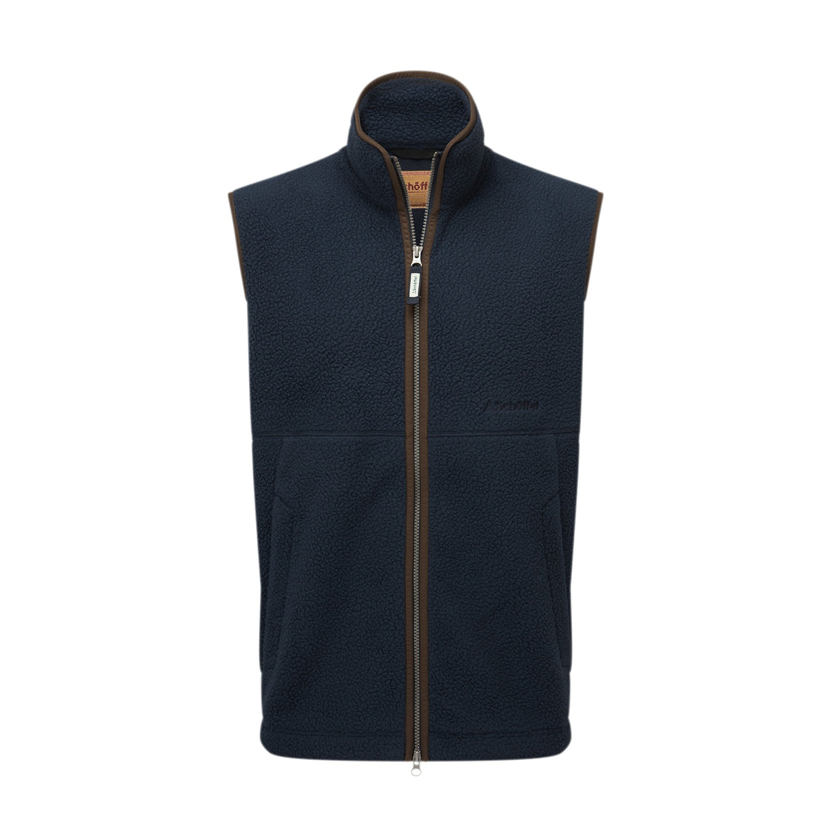 True Navy Schöffel Oakham Retro Fleece Gilet