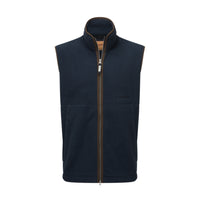True Navy Schöffel Oakham Retro Fleece Gilet