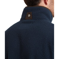 True Navy Schöffel Oakham Retro Fleece Gilet