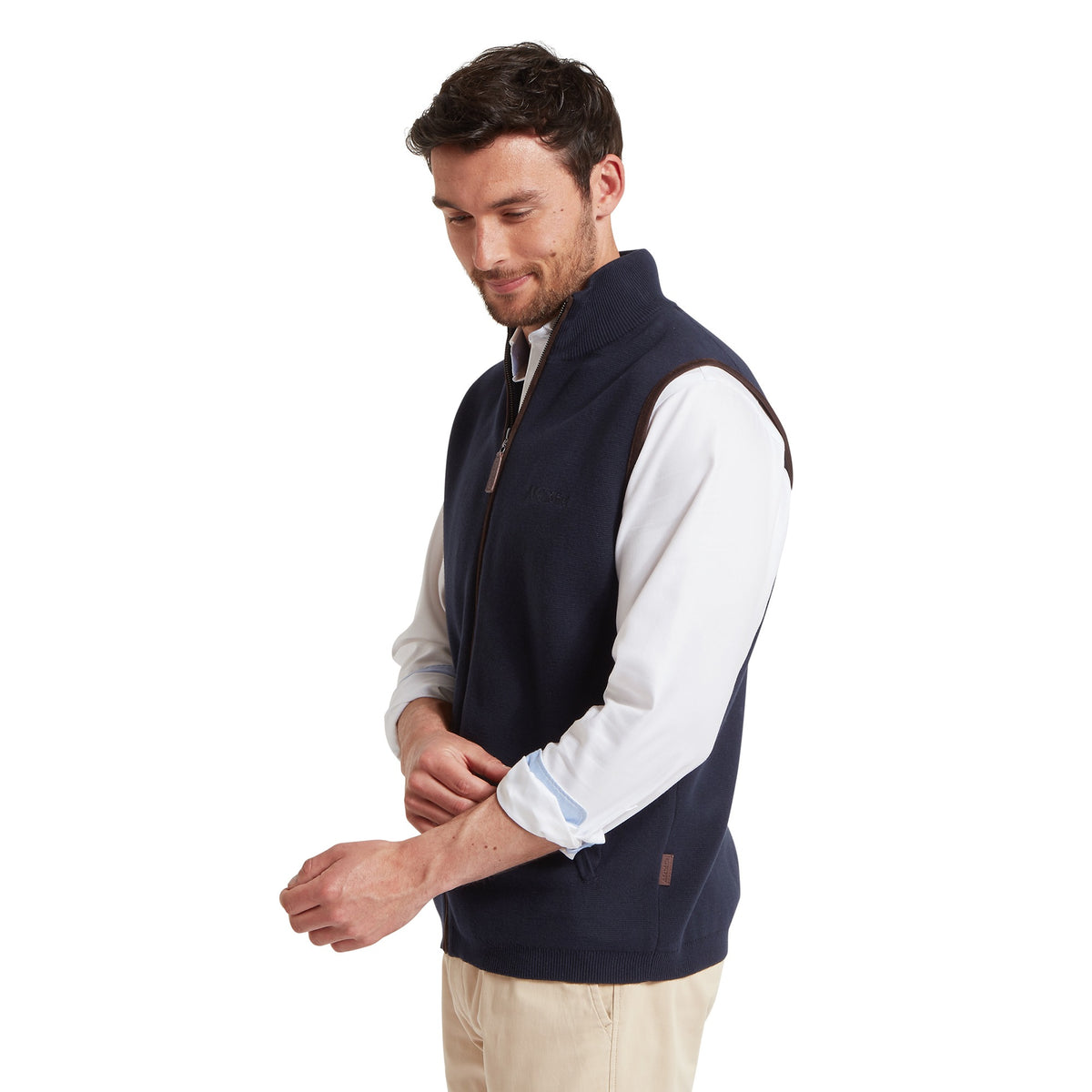 Navy Schöffel Marlow Knit Gilet
