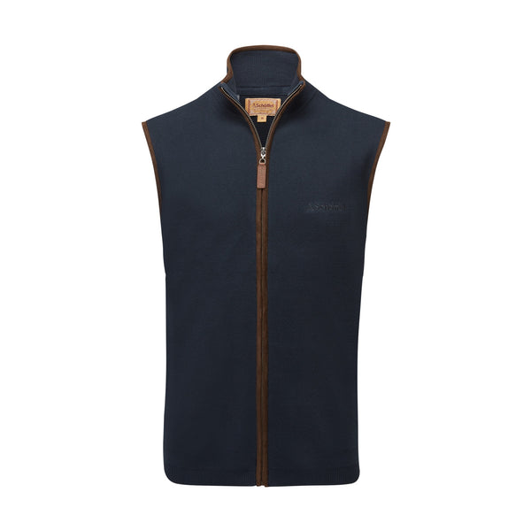 Navy Schöffel Marlow Knit Gilet
