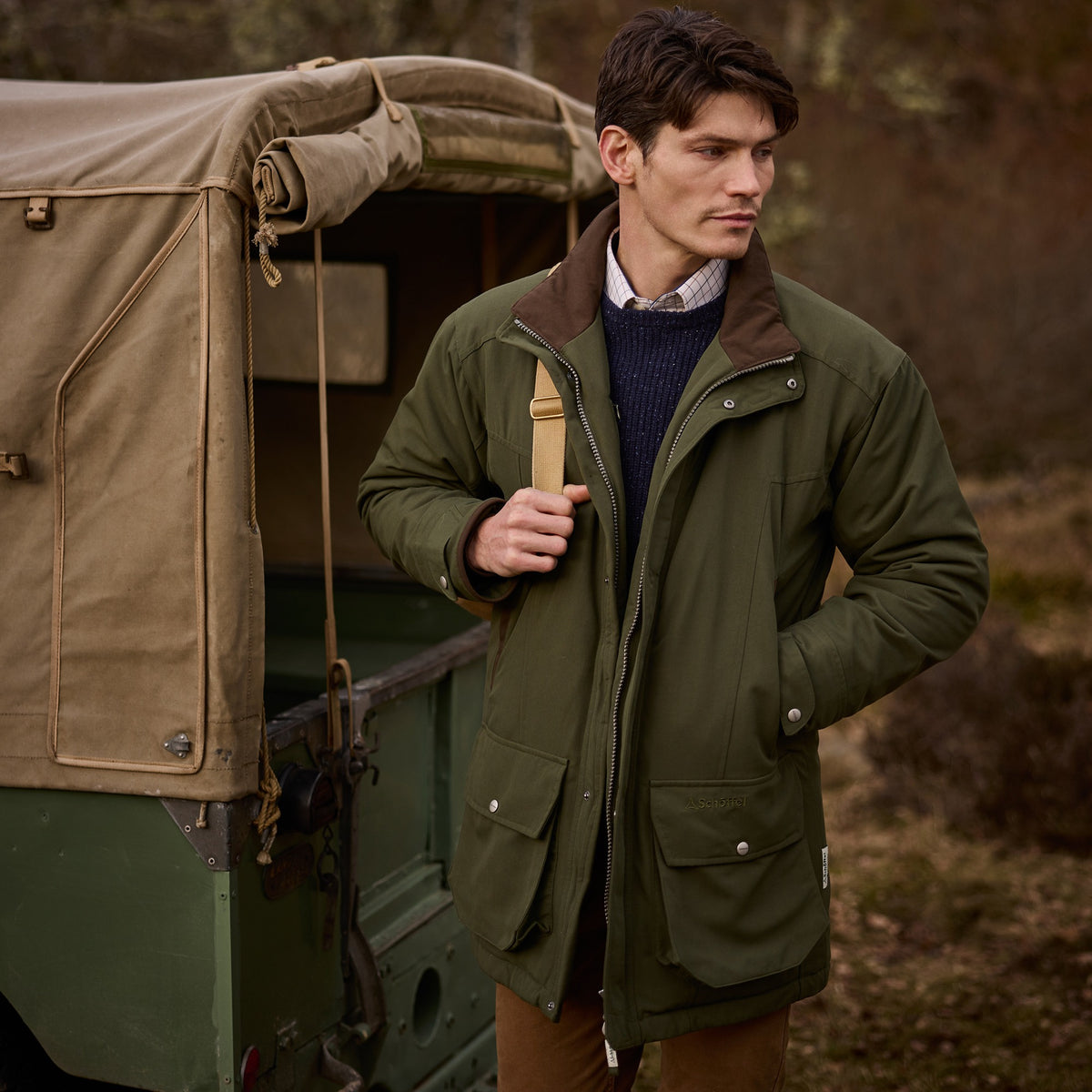Schoffel Hunter Green Ptarmigan Classic II Coat