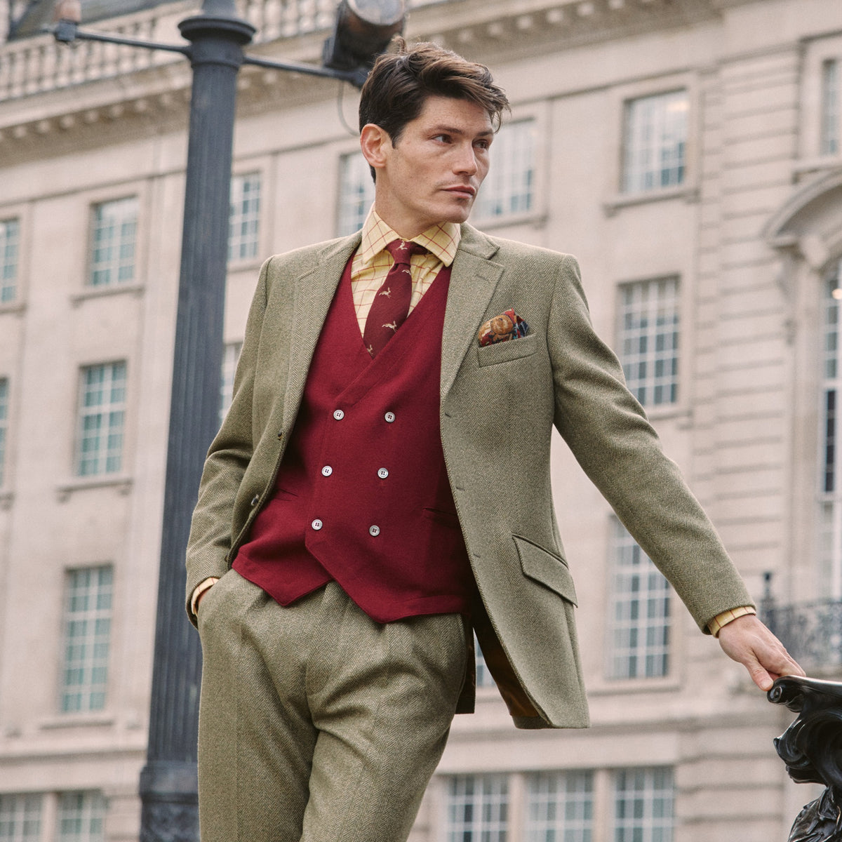 Firley Herringbone Tweed Jacket
