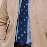 Navy Flight of Birds Tie