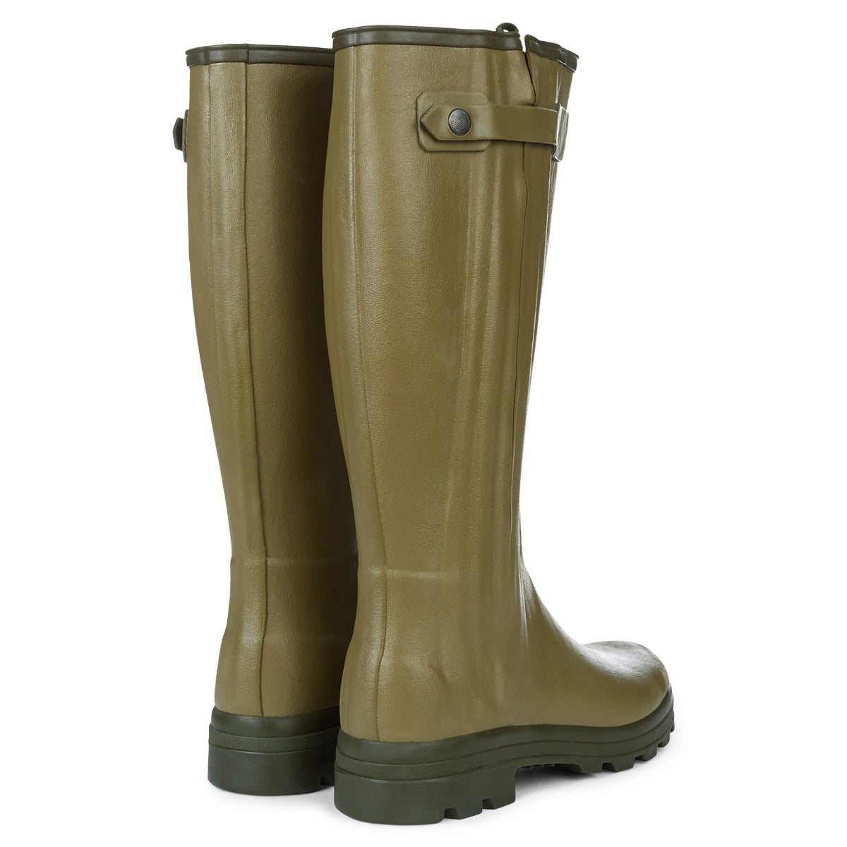 Le Chameau Mens Chasseur Leather Lined Boots