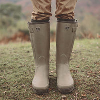 Le Chameau Mens Chasseur Leather Lined Boots