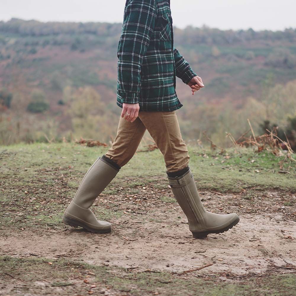 Le Chameau Mens Chasseur Leather Lined Boots