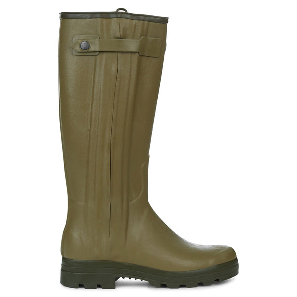 Le Chameau Mens Chasseur Leather Lined Boots