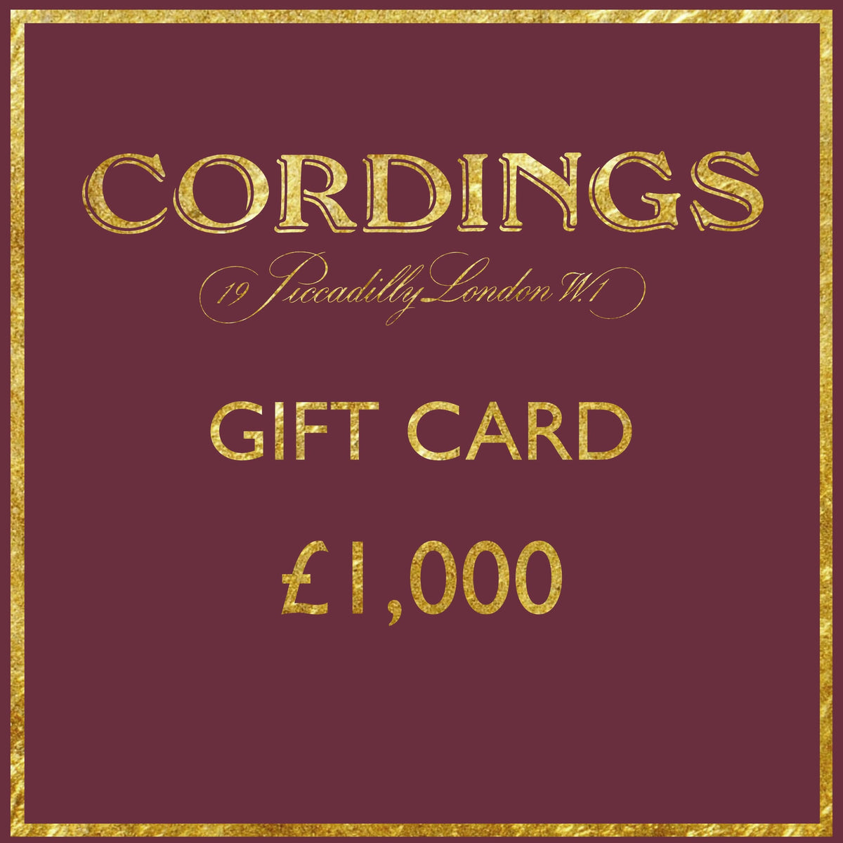 Gift Card £1,000