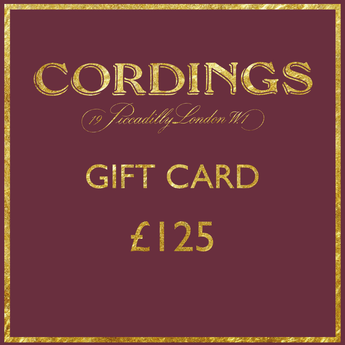 Gift Card £125
