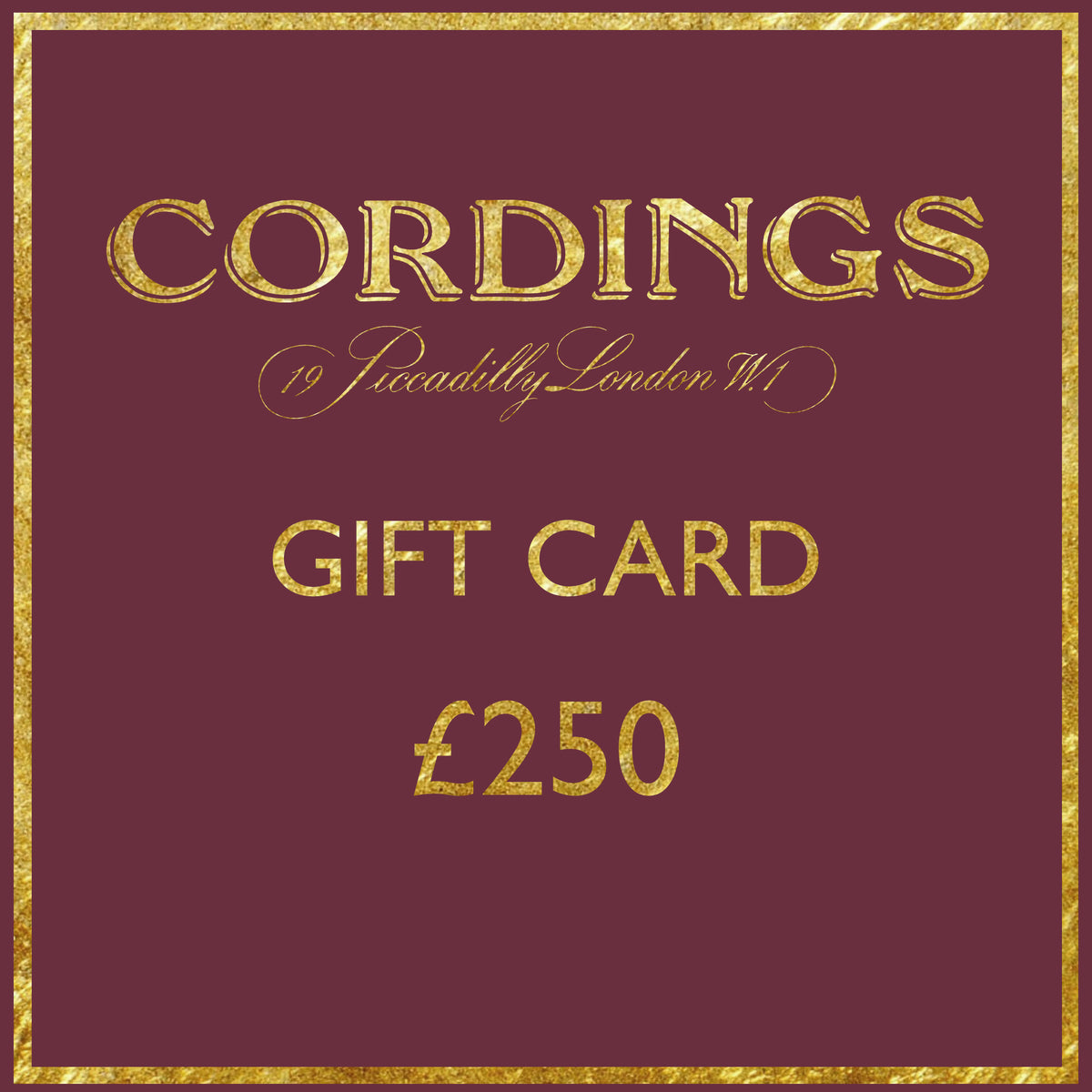 Gift Card £250