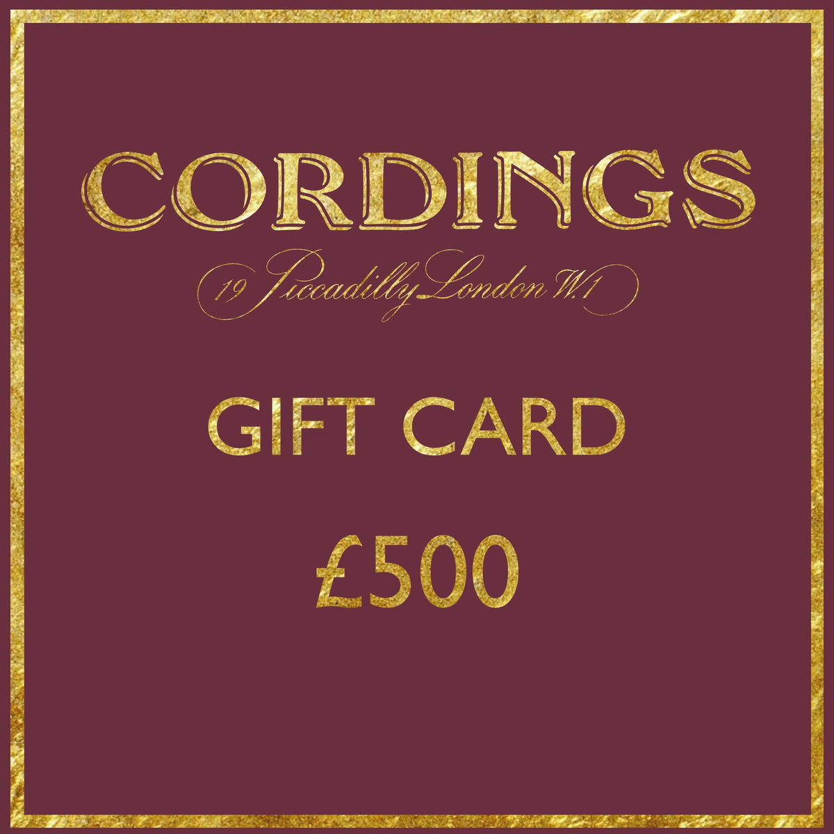 Gift Card £500
