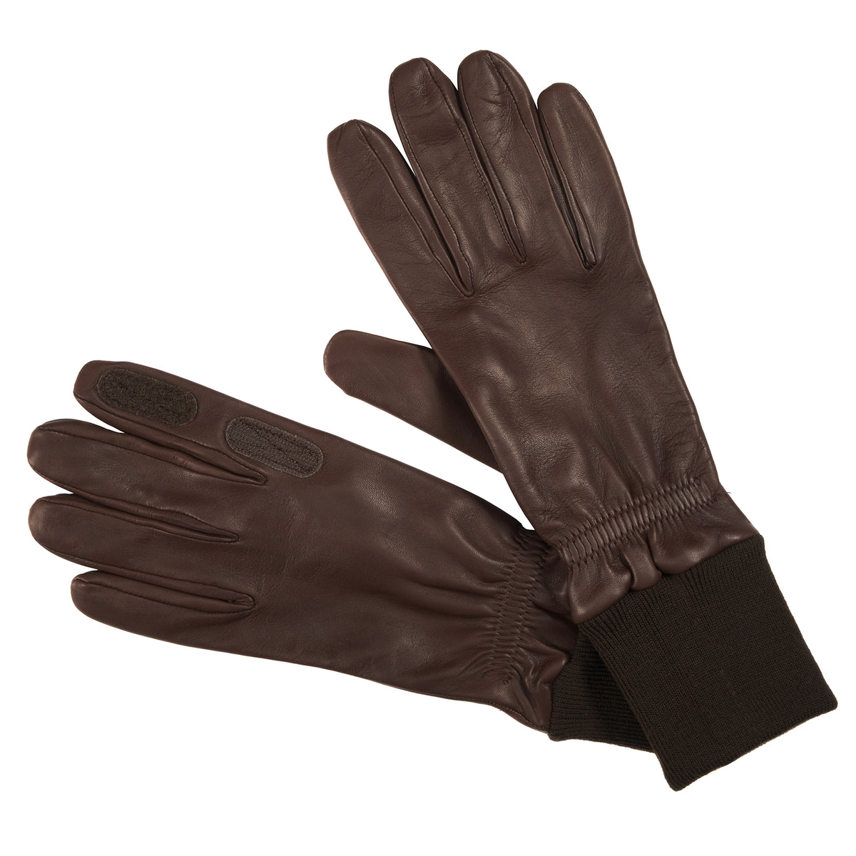 Brown Leather Shooting Gloves (Left Handed)