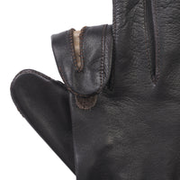 Dark Brown Leather Shooting Gloves (Left Handed)