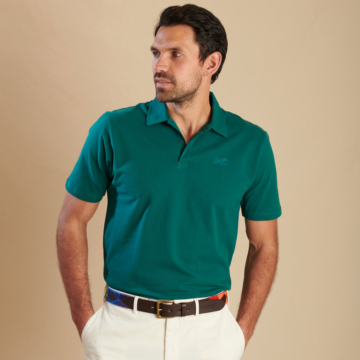 Green Woodbridge Pique Polo