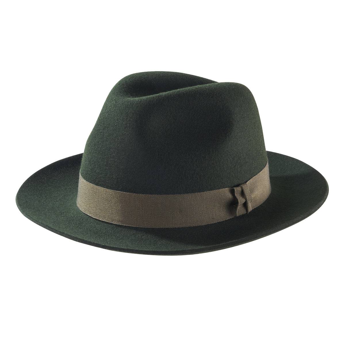 Green Racing Felt Trilby
