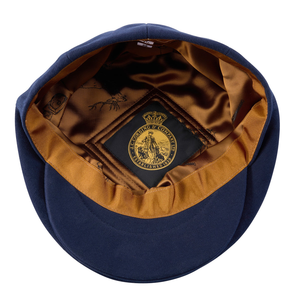 Navy Moleskin Garforth Cap