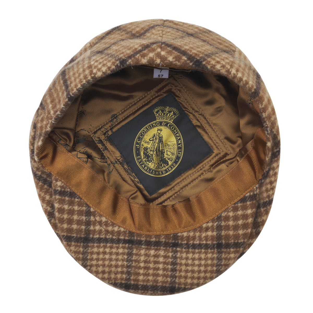 Ronald Check Cashmere Cap