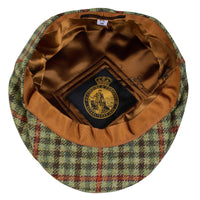 Sage Green Islay Check Garforth Cap